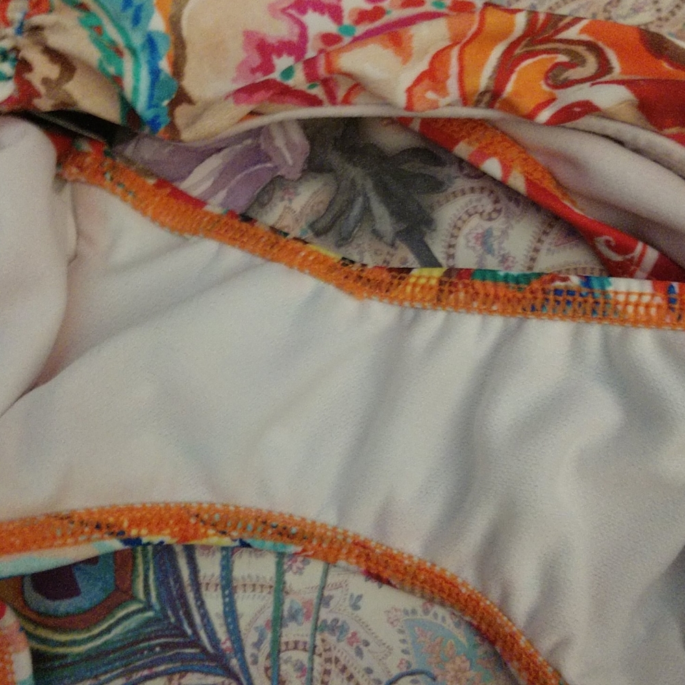 #3 Copy Lauren Ralph Lauren Paisley Print Bikini BOTTOM EUC - Picture 5 of 6